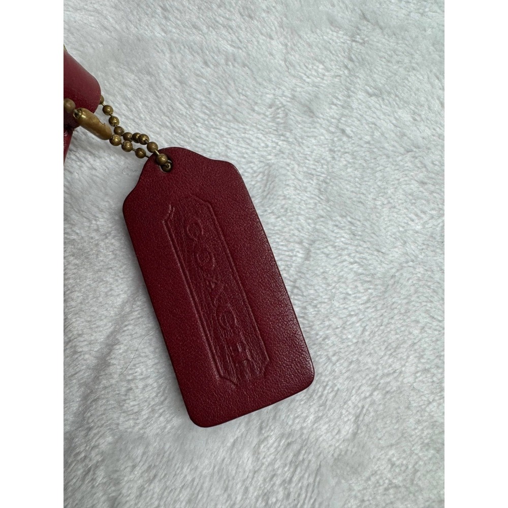 Coach Legacy 9592 Flap Crossbody Bag Women's Red Leather Messenger Handbag - Picture 8 of 16